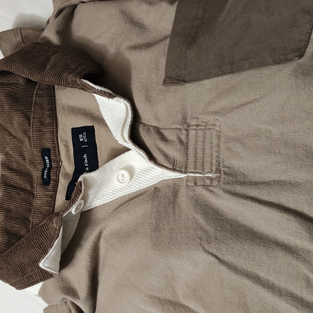 Abercrombie & Fitch Two-Tone Long Sleeve Shirt - Picture 10 of 10